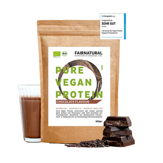 Poudre de protéine végétalienne bio chocolat sans soja