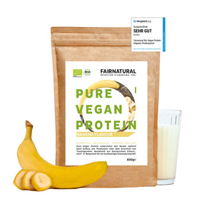 
                  
                    Lade das Bild in den Galerie-Viewer, Bio Veganes Proteinpulver Banane ohne Soja
                  
                