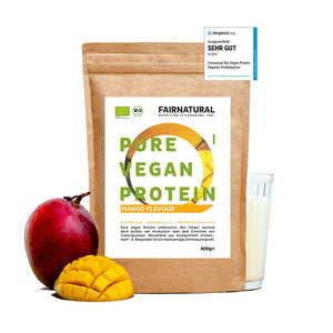 
                  
                    Lade das Bild in den Galerie-Viewer, Bio Veganes Proteinpulver Mango ohne Soja
                  
                