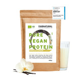 Poudre de protéine végétalienne bio vanille sans soja