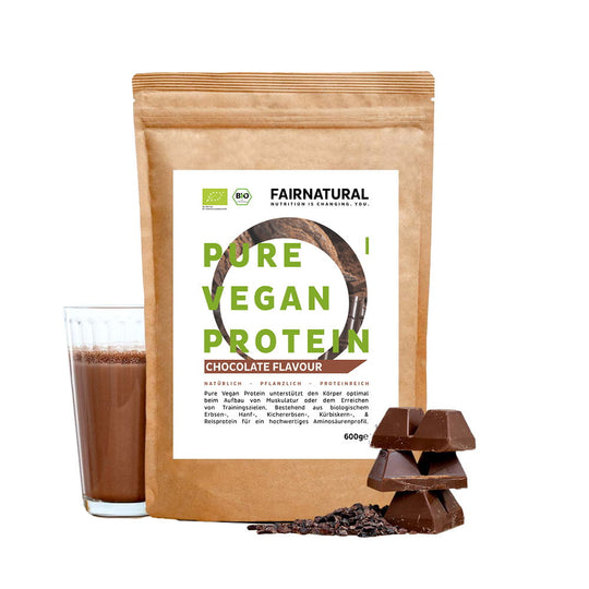 Organic Vegan Protein Powder Chocolate without Soy