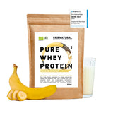 Proteine del siero del latte in polvere biologiche alla banana