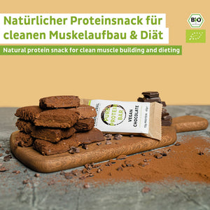 
                  
                    Lade das Bild in den Galerie-Viewer, Bio Vegan Proteinriegel Schoko Einzelriegel
                  
                