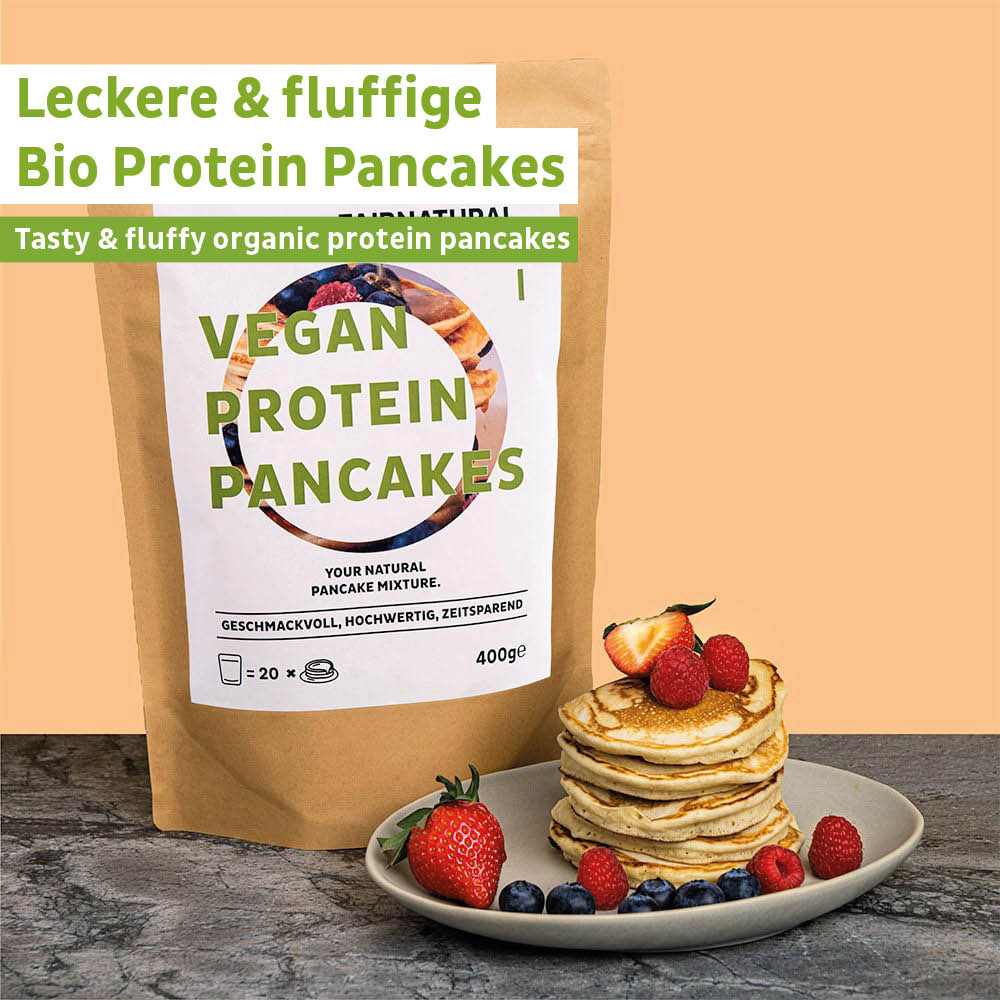 
                  
                    Lade das Bild in den Galerie-Viewer, Bio Protein Pancakes Vegan
                  
                