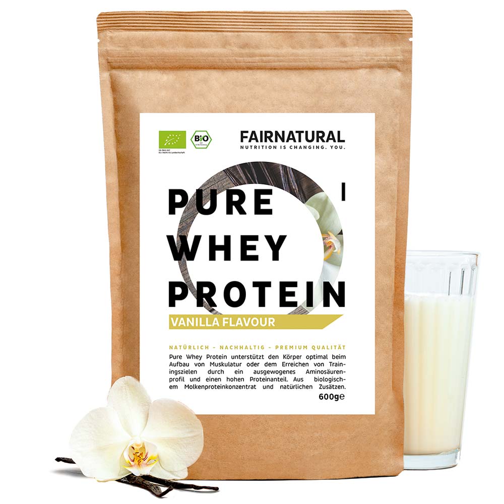 Bio Whey Protein Pulver Vanille