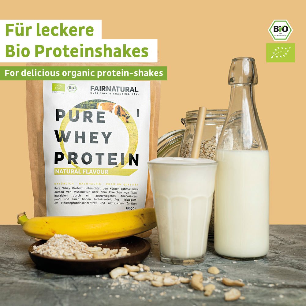 Bio Whey Bio Whey Protein Pulver | Aus Milch von Weidekühen – Fairnatural®